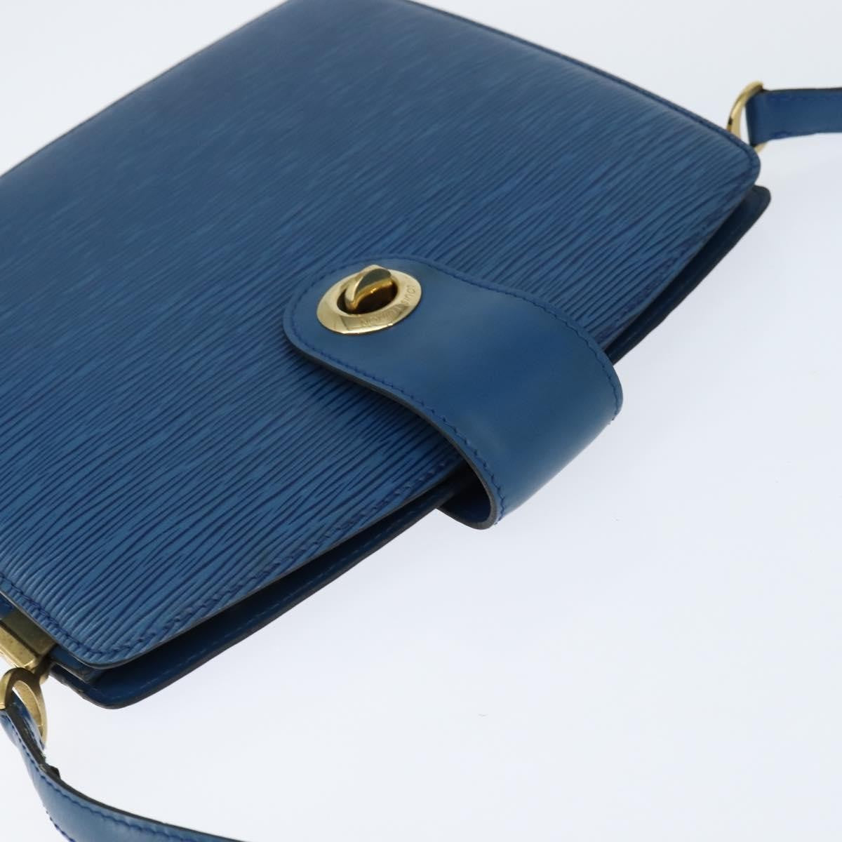 Louis Vuitton Capucines Shoulder Bag Epi Leather, BLUE, LEATHER, Shoulder bag