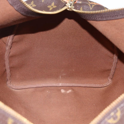 Louis Vuitton Keepall Bag Monogram Canvas, BROWN, CANVAS, Travel bag