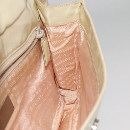 Prada Flap Shoulder Bag Leather, BEIGE, LEATHER, Shoulder bag
