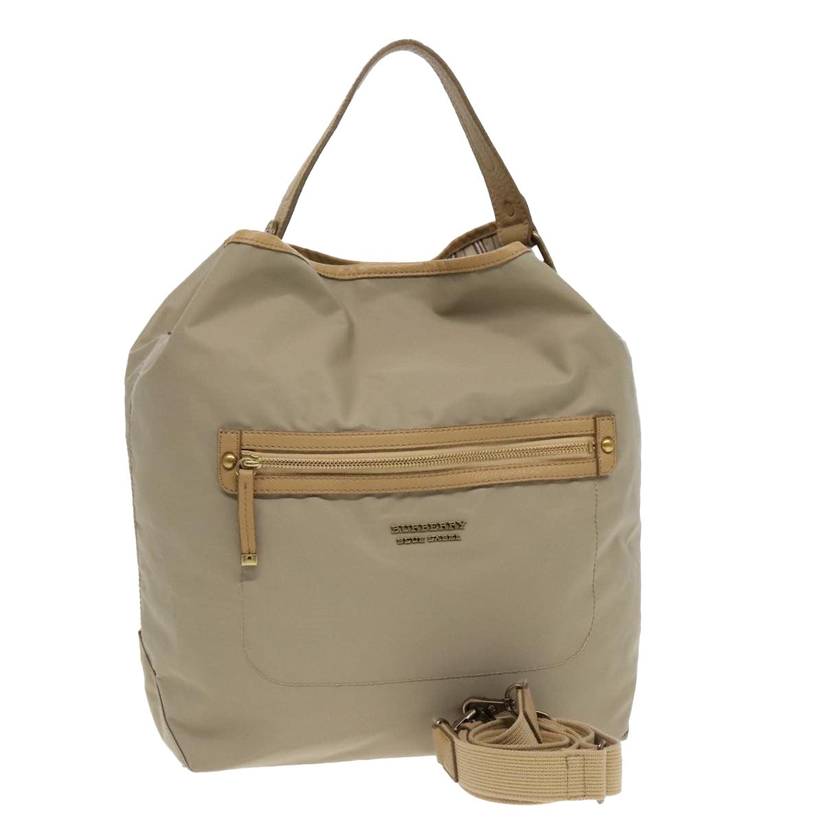 Burberry Blue Label shoulder bag Nylon, BEIGE, NYLON, Shoulder bag