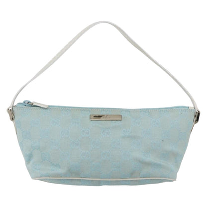 Gucci Vintage Boat Pochette GG Canvas, BLUE, CANVAS, Clutche & pouche