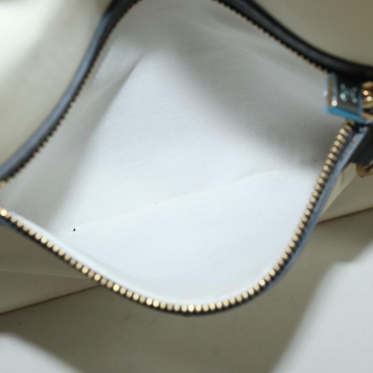 Louis Vuitton Alma Handbag Mini Lin, BLUE, CANVAS, Handbag