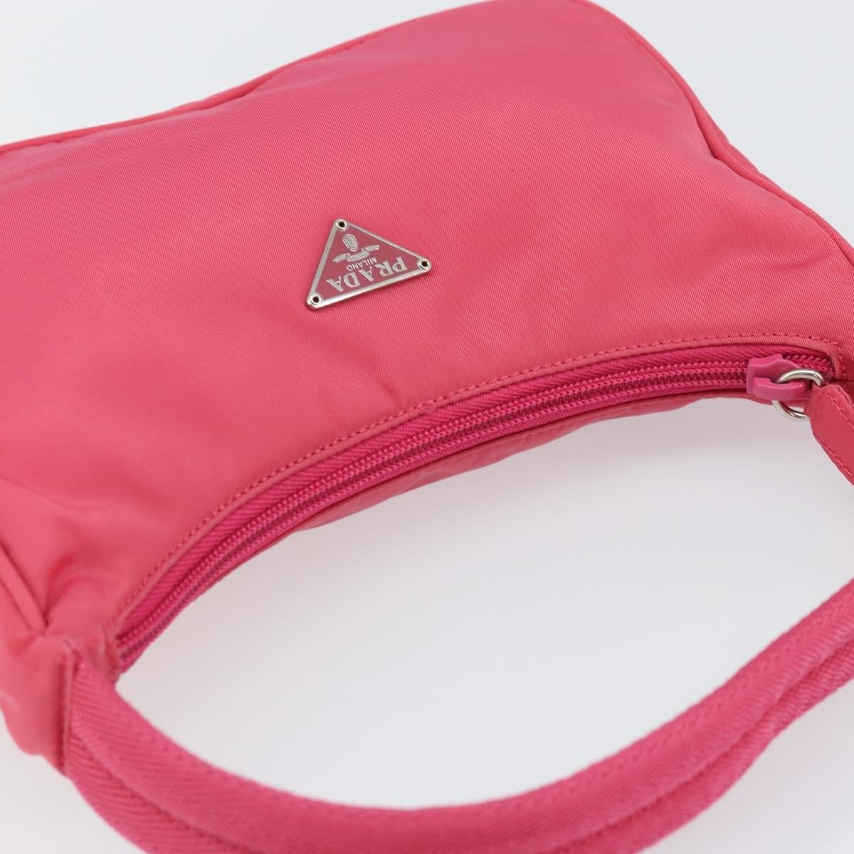 Prada Pochette Shoulder Bag Tessuto, PINK, NYLON, Clutche & pouche