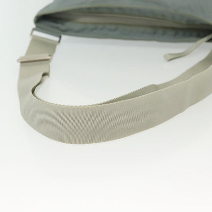 Prada Flat Messenger Bag Tessuto, BLUE, NYLON, Shoulder bag