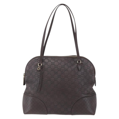 Gucci Bree Dome Tote Guccissima Leather, BROWN, LEATHER, Tote bag