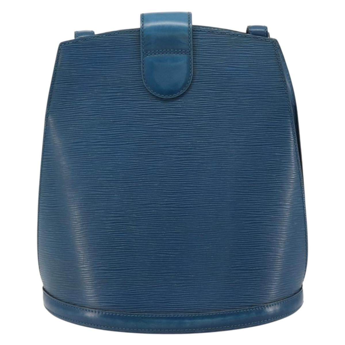 Louis Vuitton Cluny Shoulder Bag Epi Leather, Blue, Leather, Shoulder Bag