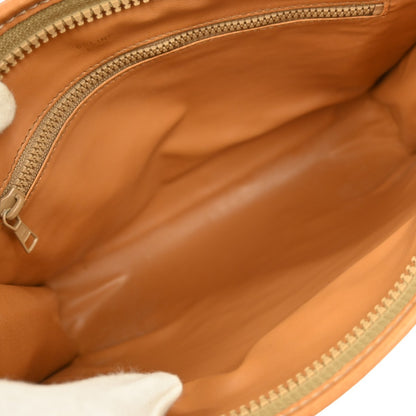 Celine Macadam Pochette Canvas and Leather, BEIGE, CANVAS, Clutche & pouche