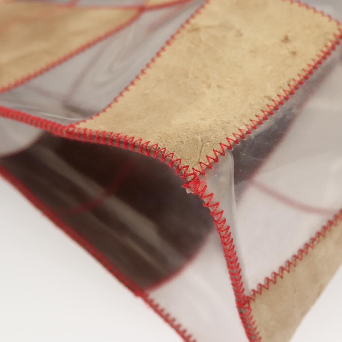 Chanel Naked Patchwork Tote PVC and Suede, BEIGE, SUEDE, Tote bag