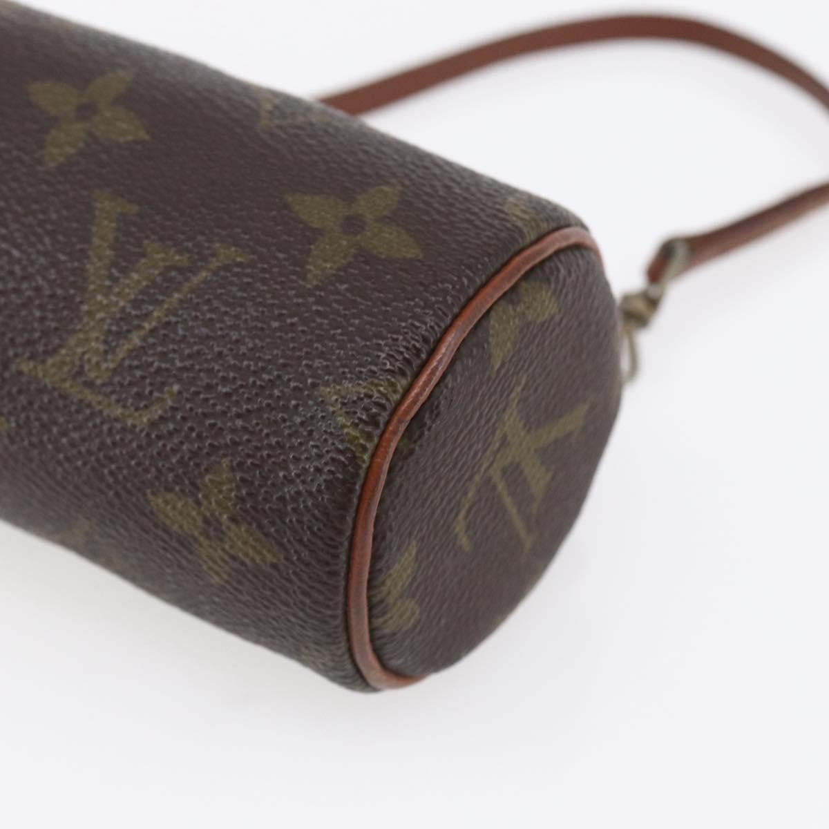 Louis Vuitton Papillon Pochette Monogram Canvas, BROWN, CANVAS, Clutche & pouche