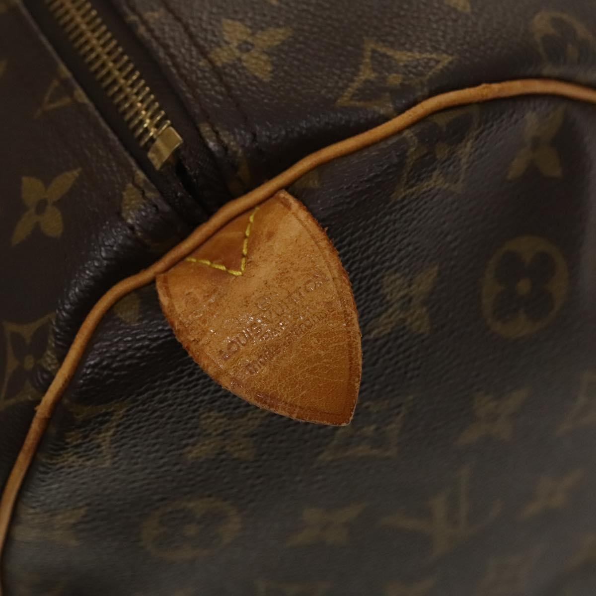 Louis Vuitton Keepall Bag Monogram Canvas, BROWN, CANVAS, Travel bag