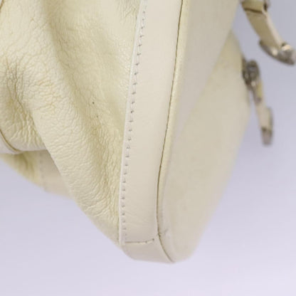 Bvlgari Chandra Satchel Leather, BEIGE, LEATHER, Handbag
