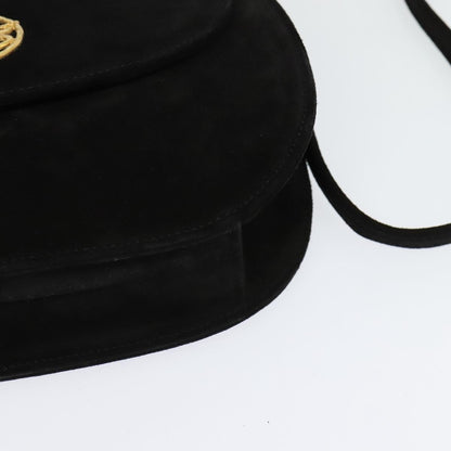 Celine Handbag Suede, BLACK, SUEDE, Handbag