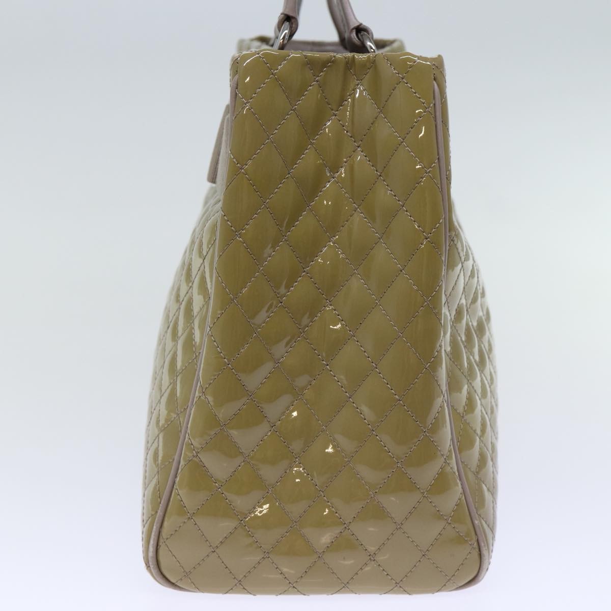 Salvatore Ferragamo Vala Handbag Patent leather, BEIGE, PATENT_LEATHER, Handbag