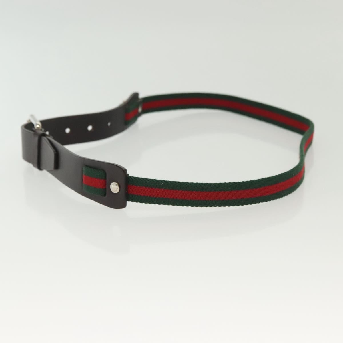 Gucci Web Belt Canvas and Leather, BLACK, LEATHER, Belts