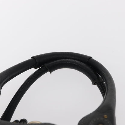 Chloe Pure Paddington Satchel Leather, BLACK, LEATHER, Handbag