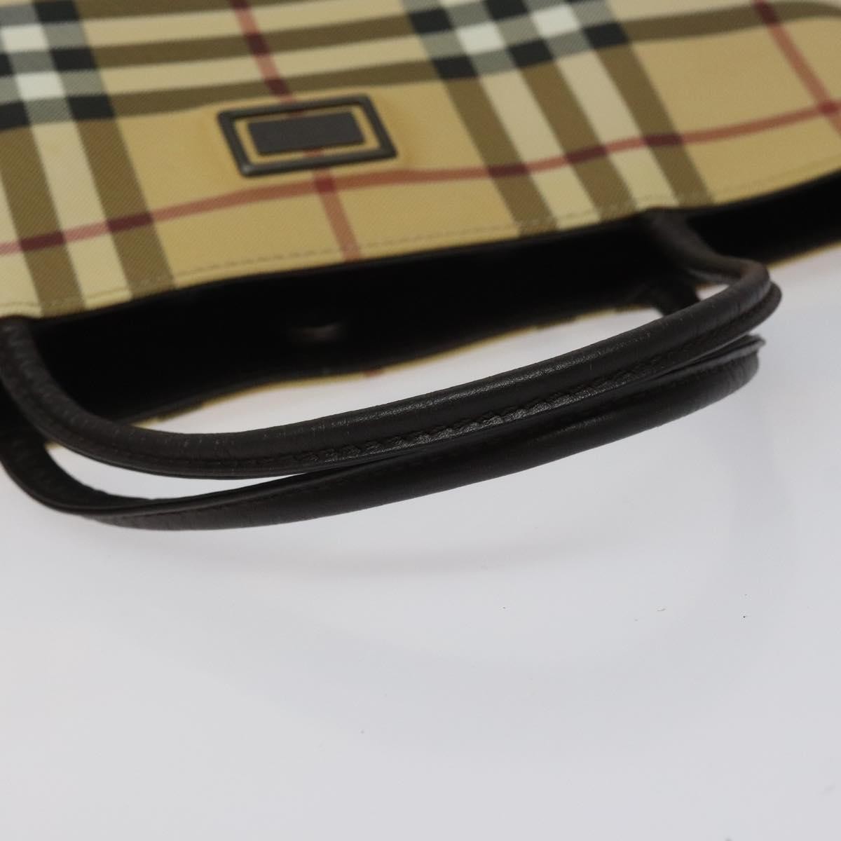 Burberry Nova Check Tote canvas check pattern, BEIGE, PVC, Tote bag