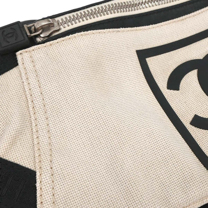 Chanel Sport Line Waist Bag Canvas, WHITE, CANVAS, Shoulder bag