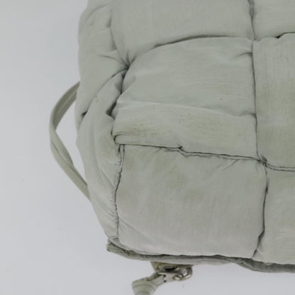 Bottega Veneta Padded Tech Cassette Crossbody Bag Intrecciato Nylon, GRAY, NYLON, Shoulder bag