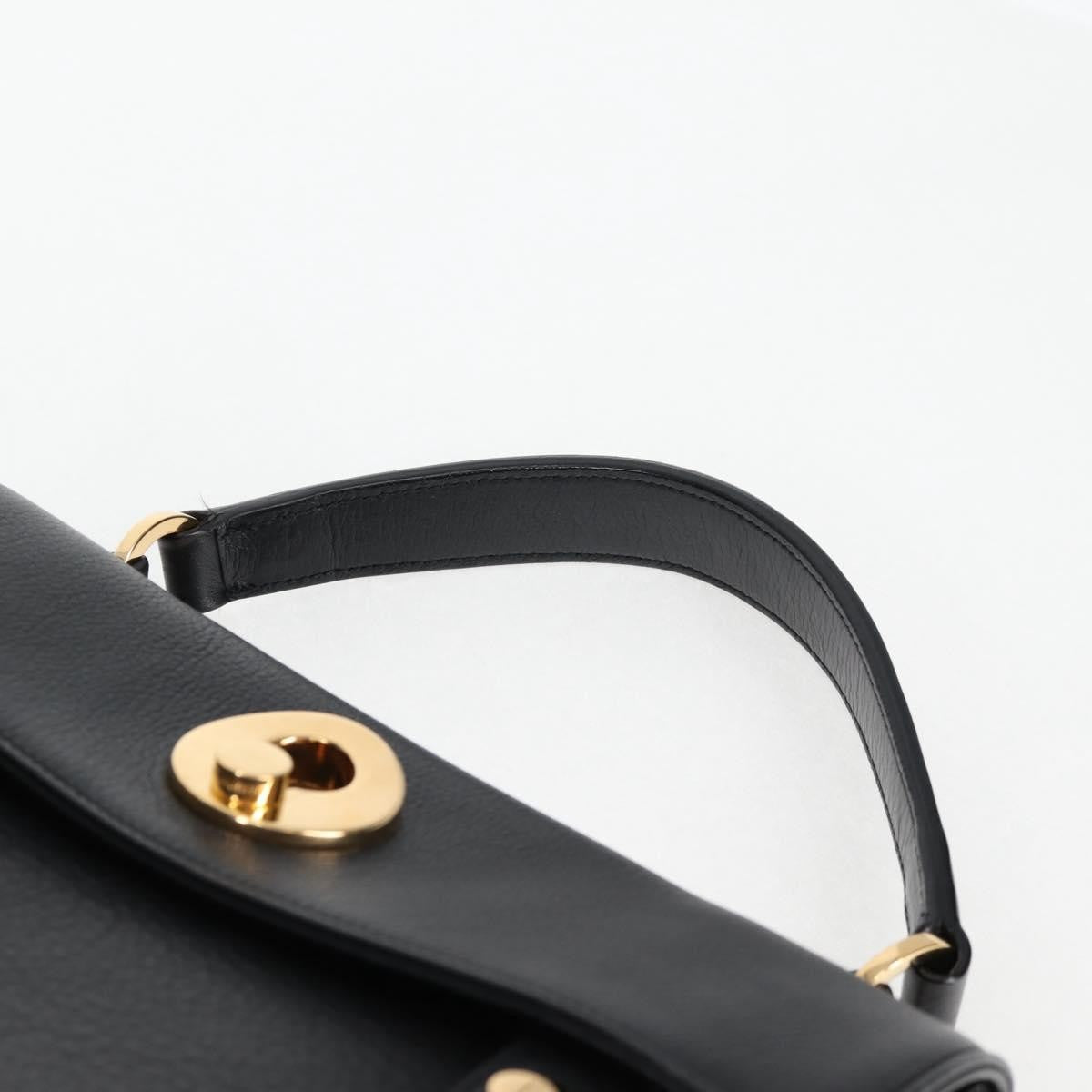 Saint Laurent Muse Two Bag Leather, BLACK, LEATHER, Handbag