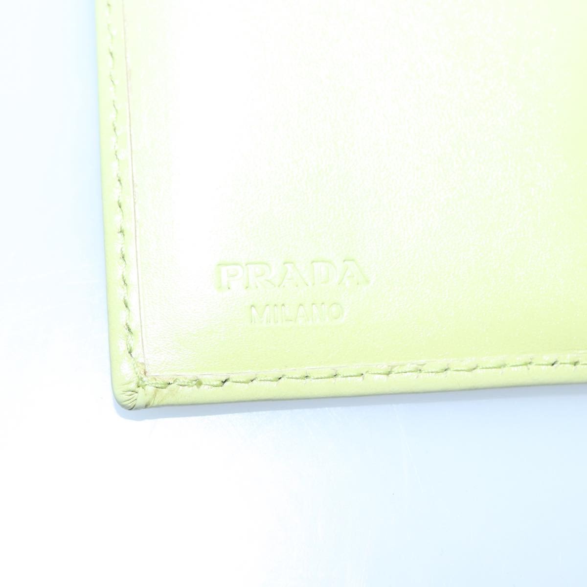 Prada Wallet, Green, Leather, Wallet