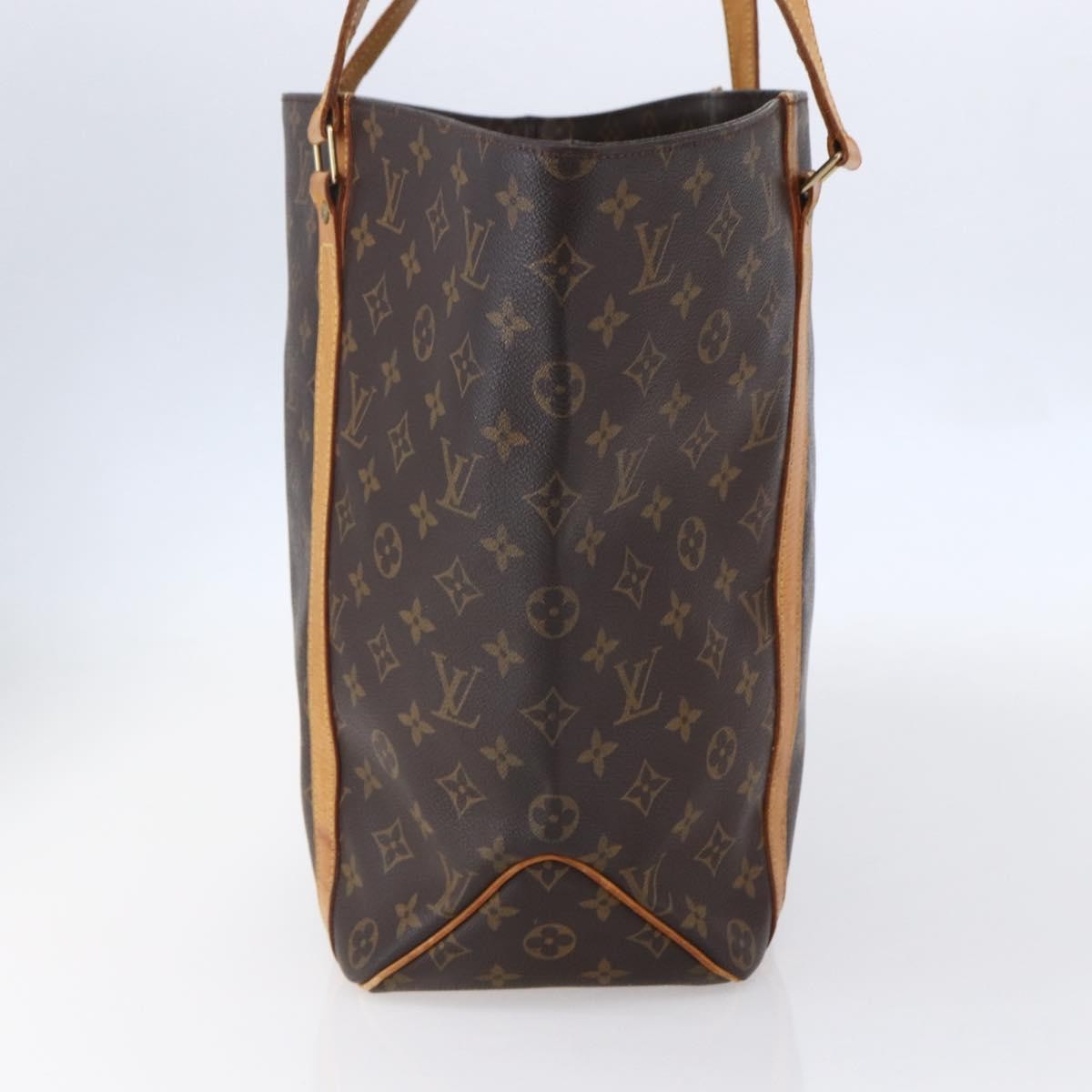 Louis Vuitton Shopping Sac Handbag Monogram Canvas, BROWN, CANVAS, Tote bag