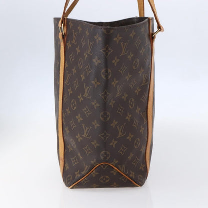 Louis Vuitton Shopping Sac Handbag Monogram Canvas, BROWN, CANVAS, Tote bag