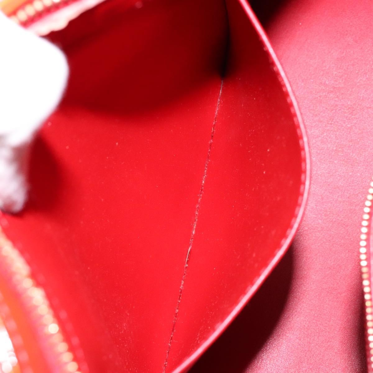 Louis Vuitton Houston Handbag Monogram Vernis, RED, PATENT_LEATHER, Handbag