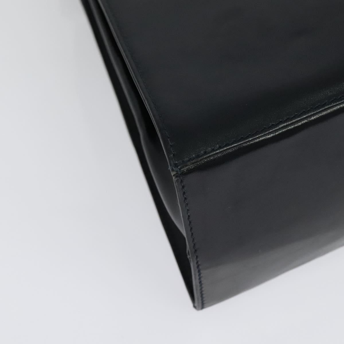 Salvatore Ferragamo Gancini Convertible Top Handle Bag Leather, BLACK, LEATHER, Handbag