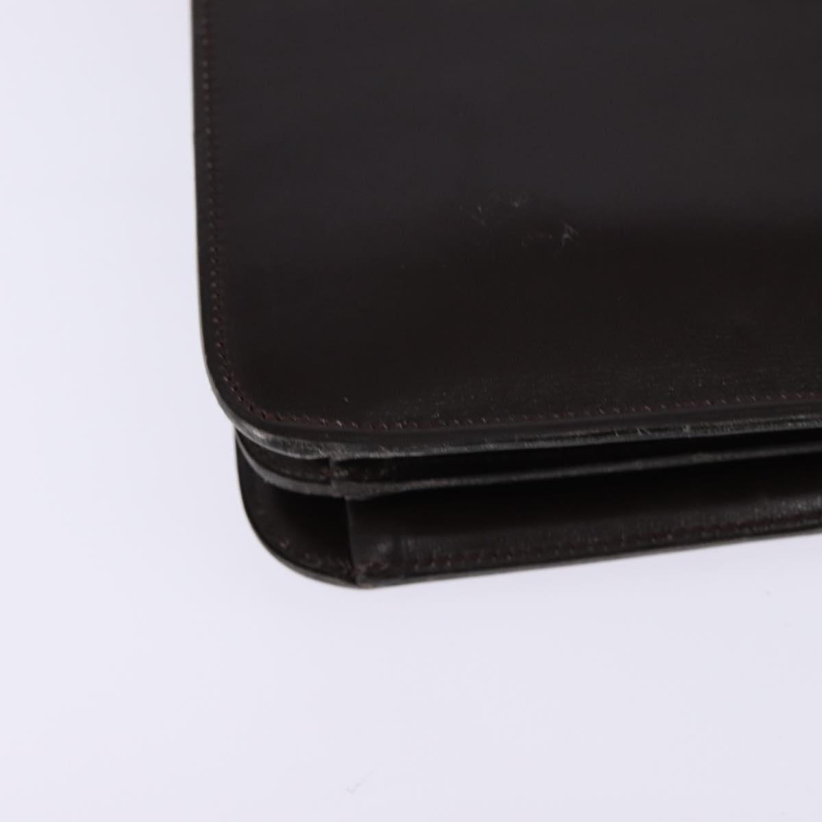 Christian Dior Flap Shoulder Bag Leather, BROWN, LEATHER, Shoulder bag