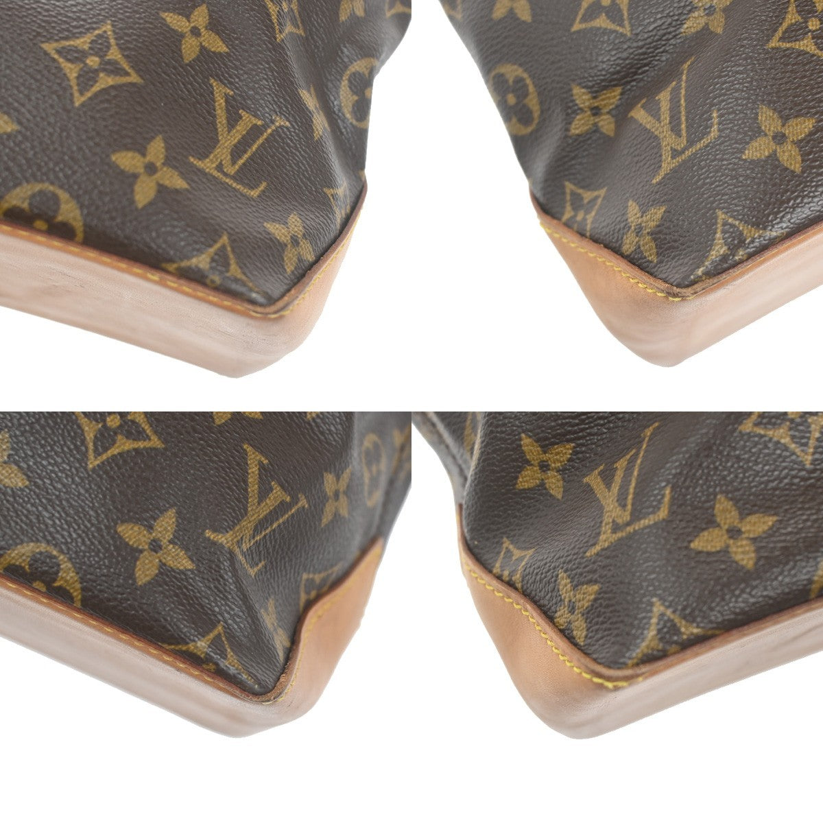 Louis Vuitton Cabas Piano Monogram Canvas, BROWN, LEATHER, Shoulder bag