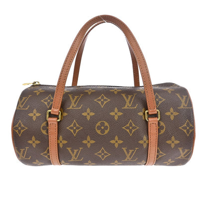 Louis Vuitton Papillon Handbag Monogram Canvas, Brown, Canvas, Handbag