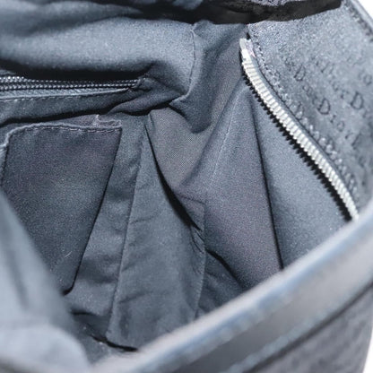 Christian Dior Vintage Zip Shoulder Bag Diorissimo Canvas, BLACK, CANVAS, Shoulder bag