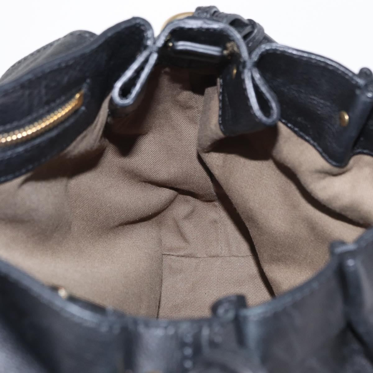 Chloe Elsie Convertible Satchel Leather, BLACK, LEATHER, Handbag