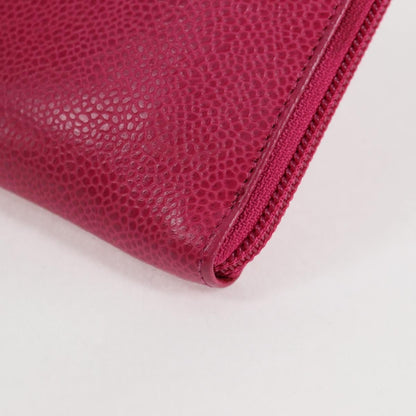 Chanel Vintage Clutch Bag Quilted Leather, PINK, LEATHER, Clutche & pouche