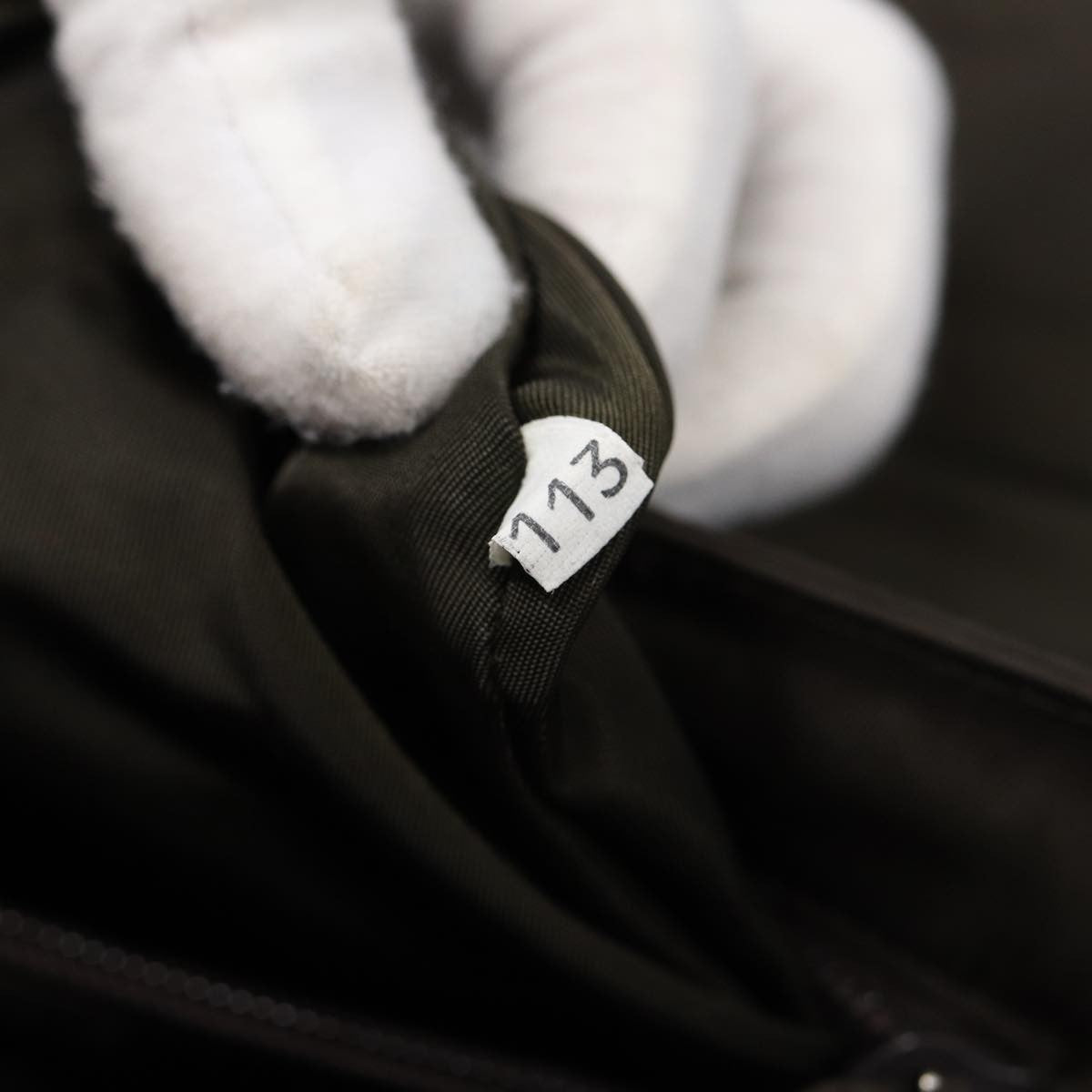 Prada Vintage Briefcase Tessuto, KHAKI, NYLON, Briefcase