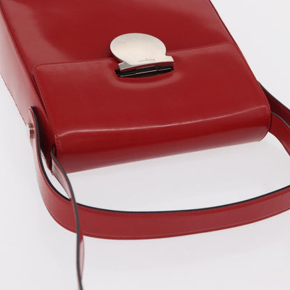 Salvatore Ferragamo Vala Handbag Leather, RED, LEATHER, Handbag