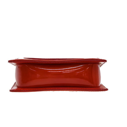 Louis Vuitton Mott Handbag Monogram Vernis, RED, PATENT_LEATHER, Clutche & pouche