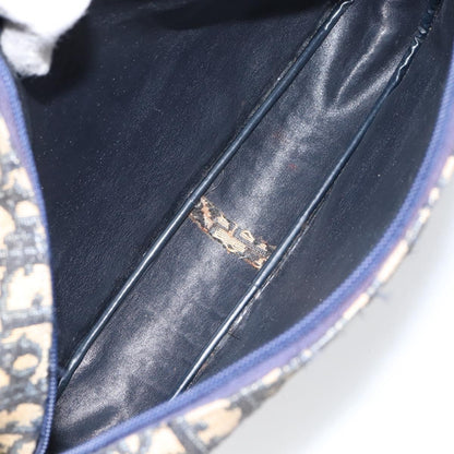 Christian Dior Vintage CD trotter Shoulder bag Canvas, NAVY, CANVAS, Shoulder bag