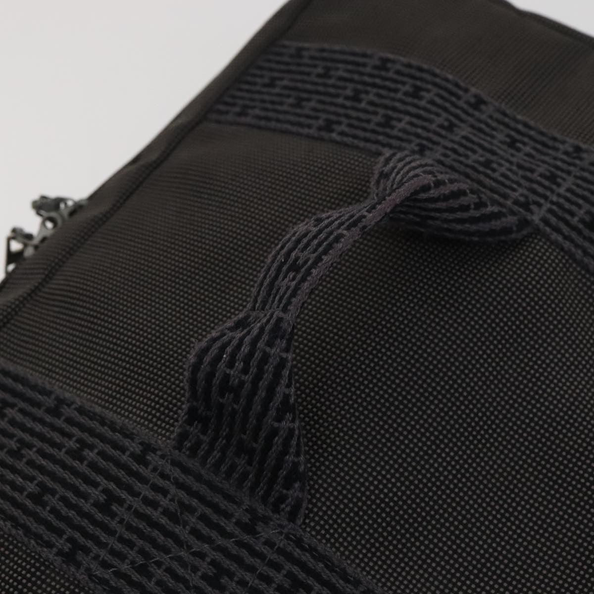 Hermes Vanity Herline Pouch Canvas, GRAY, CANVAS, Clutche & pouche