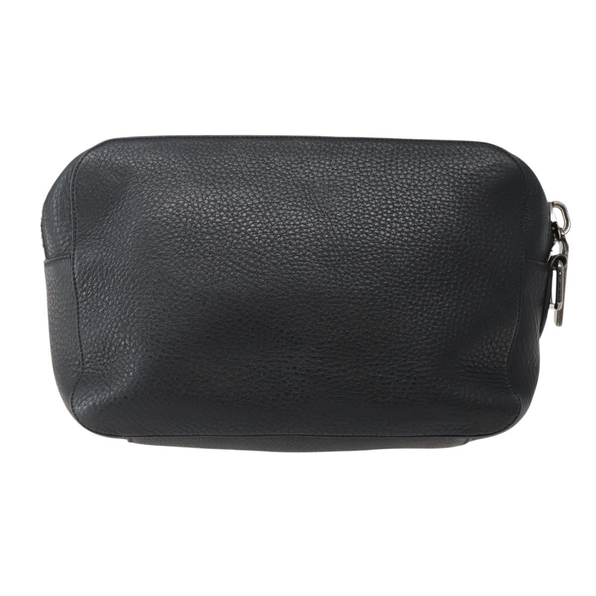 Christian Louboutin Loubiclutch Leather, BLACK, LEATHER, Clutche & pouche