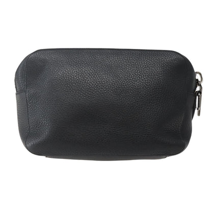 Christian Louboutin Loubiclutch Leather, BLACK, LEATHER, Clutche & pouche