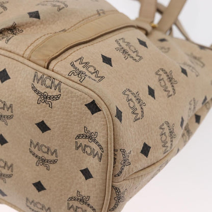 MCM Vintage Visetos Tote bag Canvas, BEIGE, PVC, Tote bag