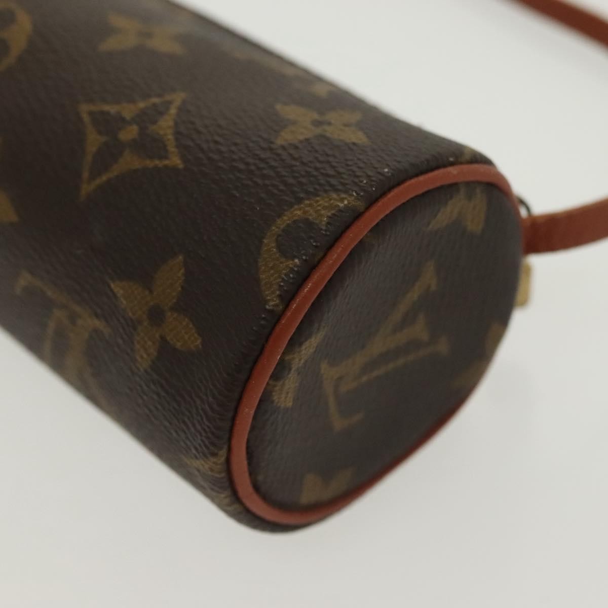 Louis Vuitton Papillon Pochette Monogram Canvas, BROWN, CANVAS, Handbag