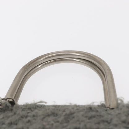 Salvatore Ferragamo Gancini handbag Wool, GRAY, WOOL, Handbag