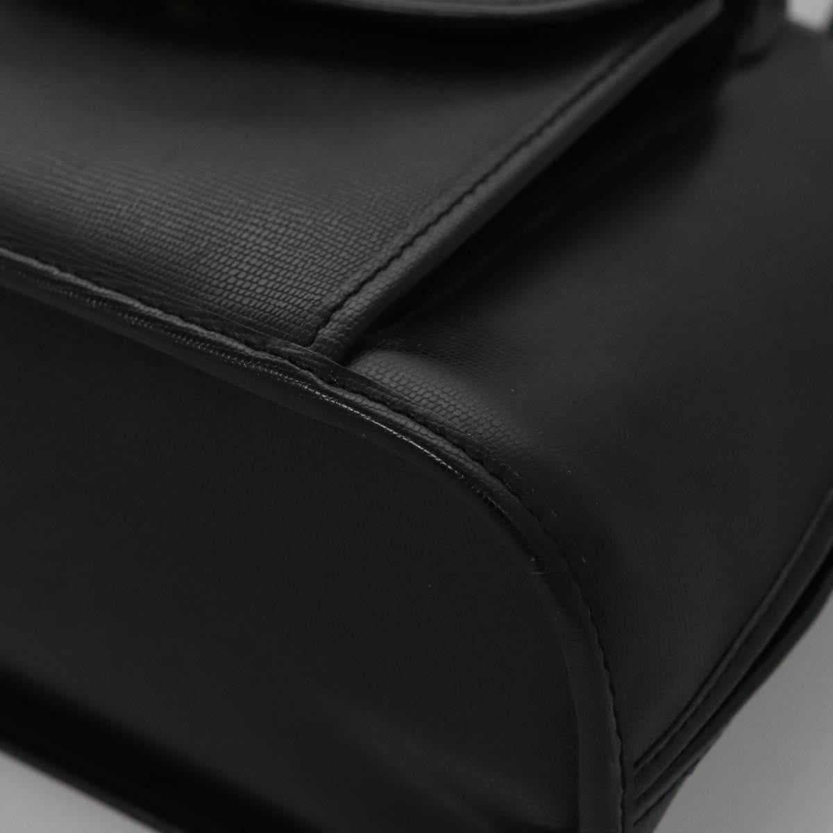 Celine Circle Logo Handbag Leather, BLACK, LEATHER, Handbag