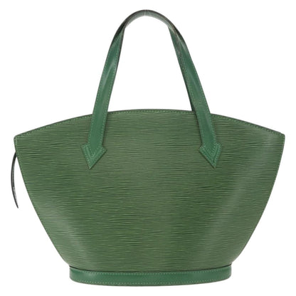 Louis Vuitton Saint Jacques Handbag Epi Leather, GREEN, LEATHER, Tote bag