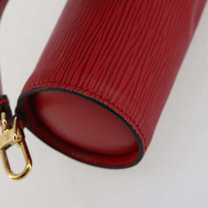 Louis Vuitton Soufflot Pochette Epi Leather, Red, Leather, Clutch