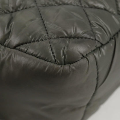 Chanel Coco Cocoon Messenger Bag Quilted Nylon, KHAKI, NYLON, Crossbody bag