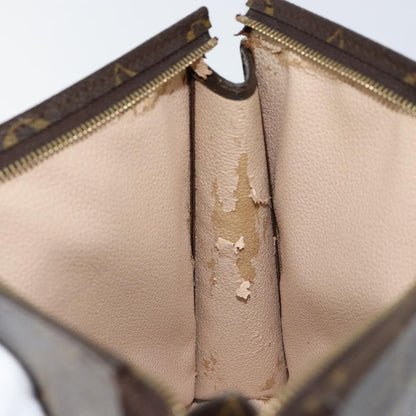 Louis Vuitton Pochette Voyage Monogram Eclipse Canvas, BROWN, CANVAS, Clutche & pouche