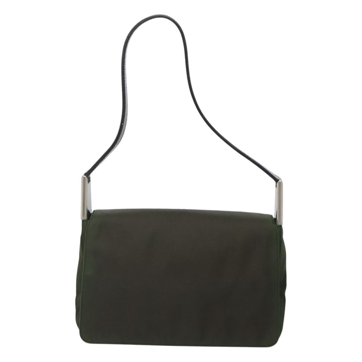 Prada Vintage Shoulder Bag Tessuto, KHAKI, NYLON, Shoulder bag